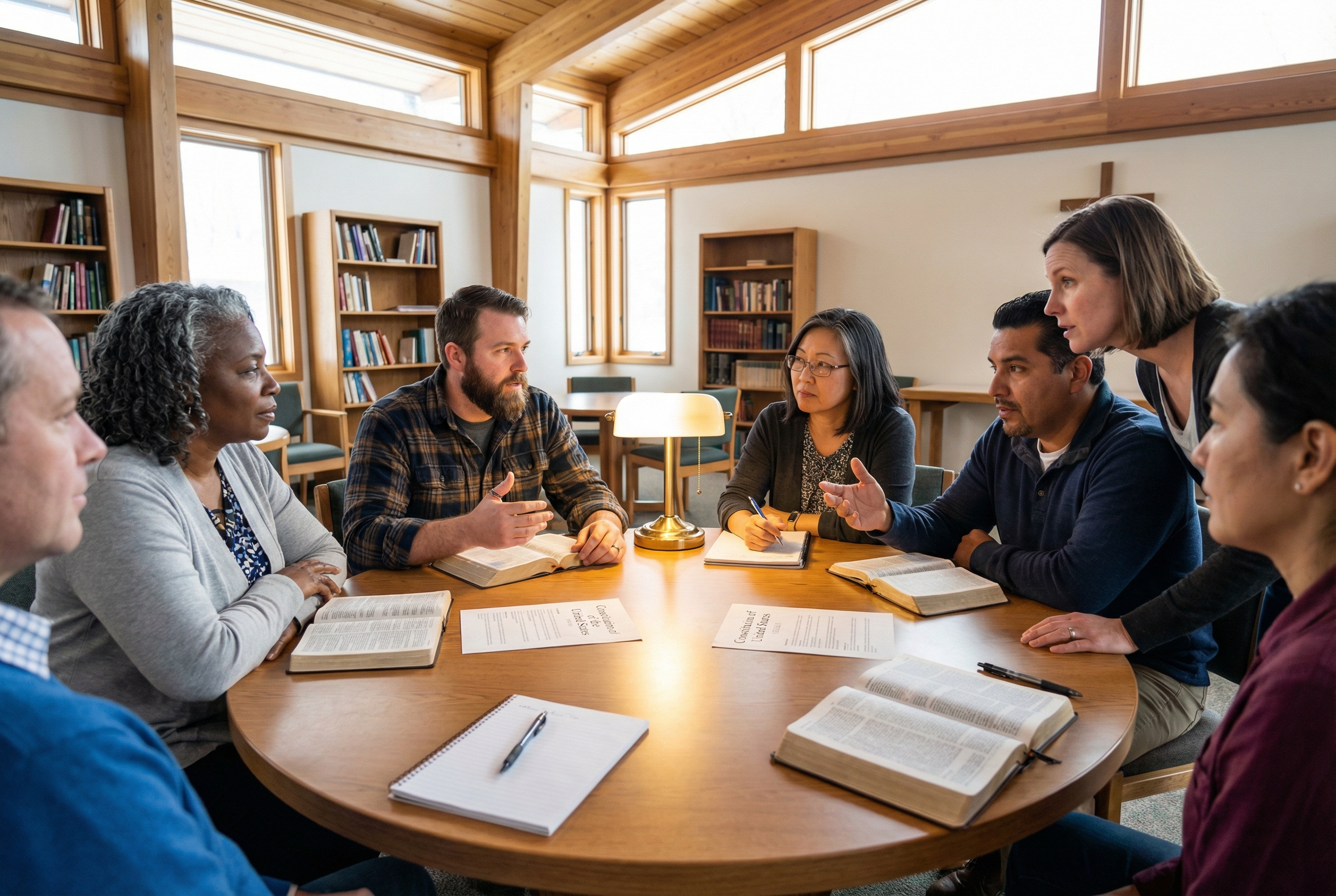 Champion citizens studying together
